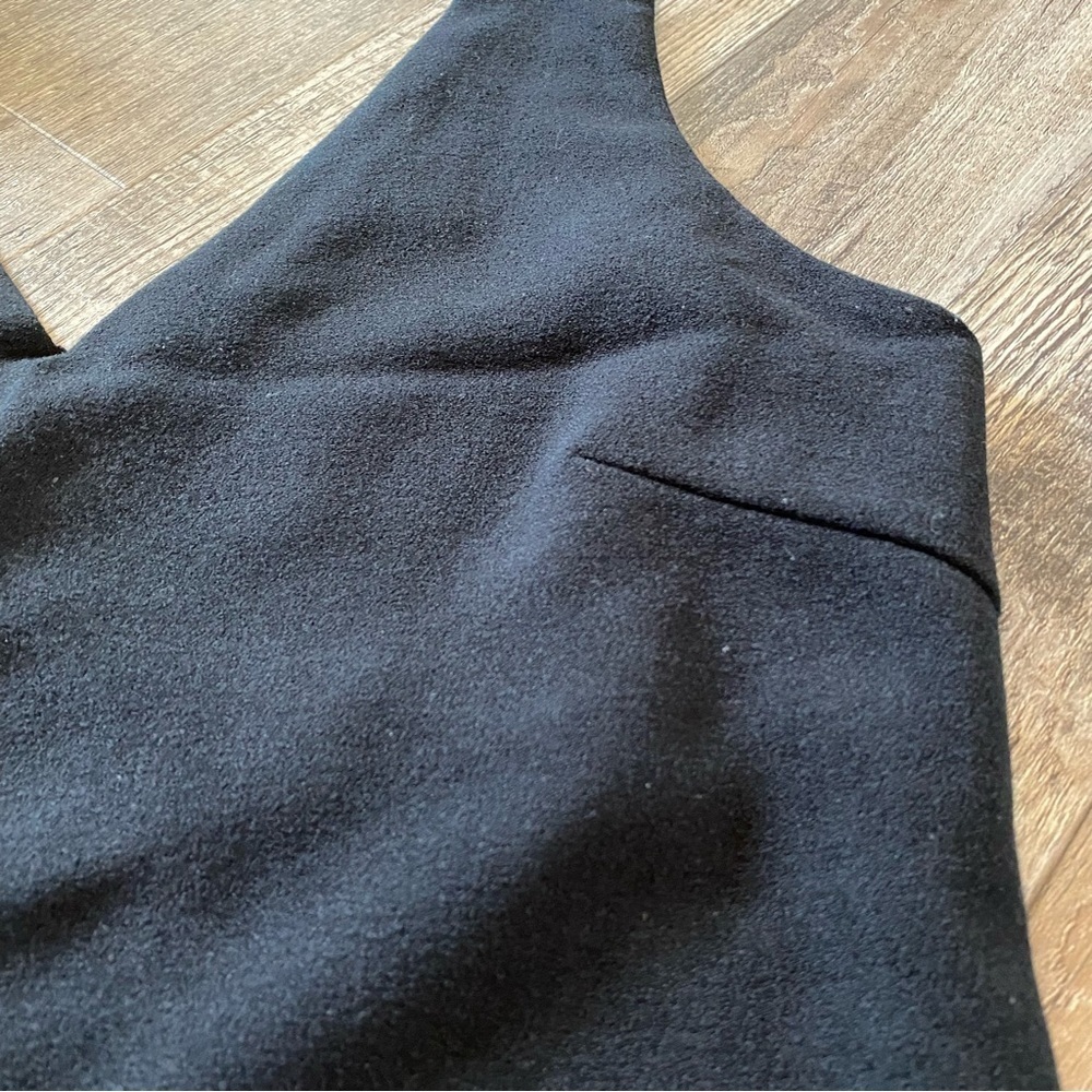 FREE PEOPLE Black Criss Cross Back, Cropped Tank, Size Small - Picture 4 of 13